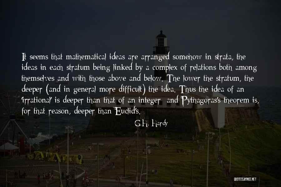 Pythagoras Theorem Quotes By G.H. Hardy Pythagoras Theorem Quotes By G.H. Hardy