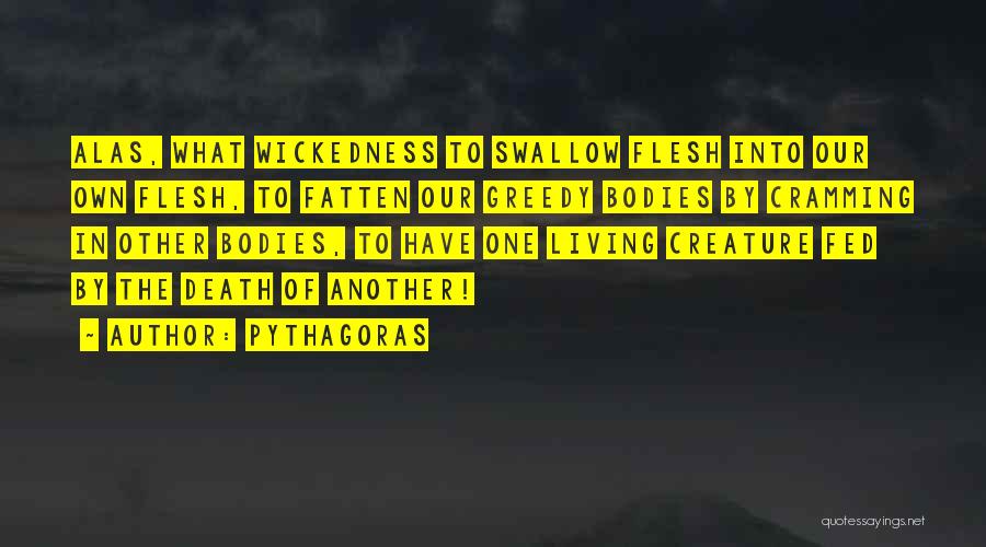 Pythagoras Vegetarianism Quotes By Pythagoras