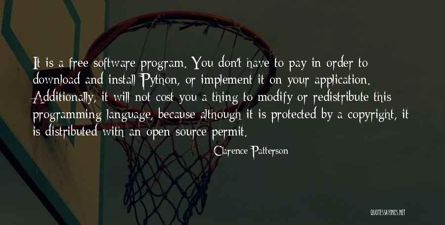 Python Programming Quotes By Clarence Patterson Python Programming Quotes By Clarence Patterson