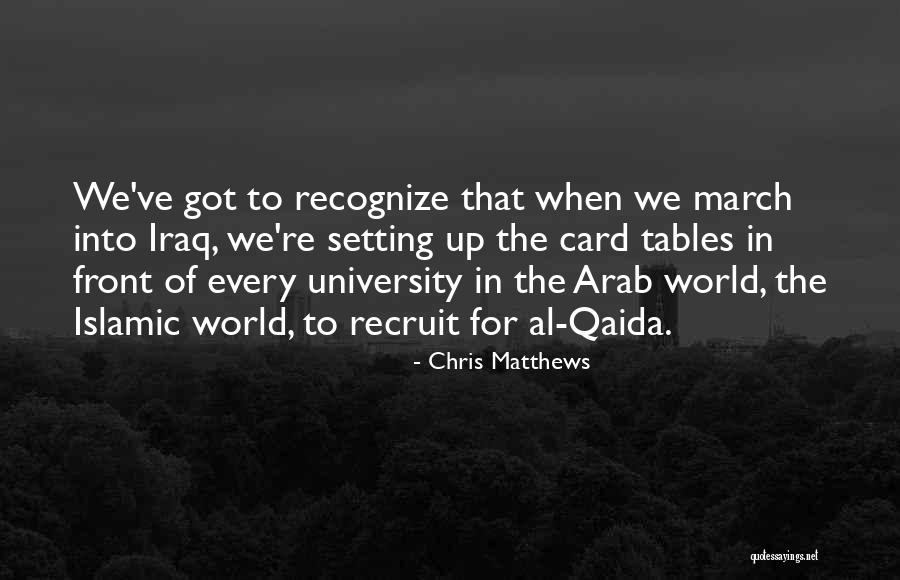 Qaida Quotes By Chris Matthews