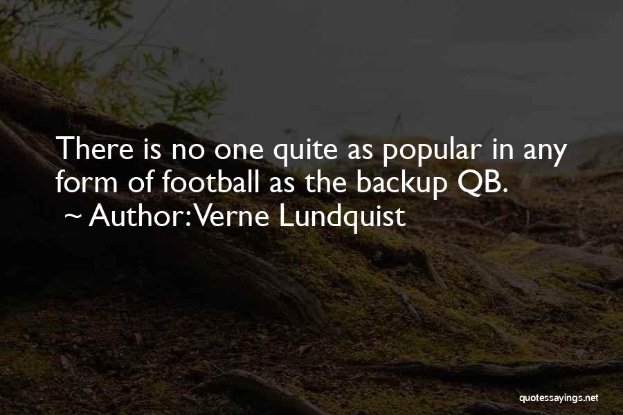 Qb 1 Quotes By Verne Lundquist