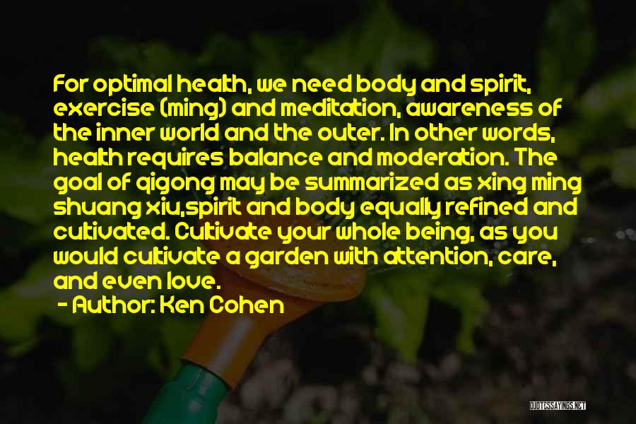 Qigong Quotes By Ken Cohen