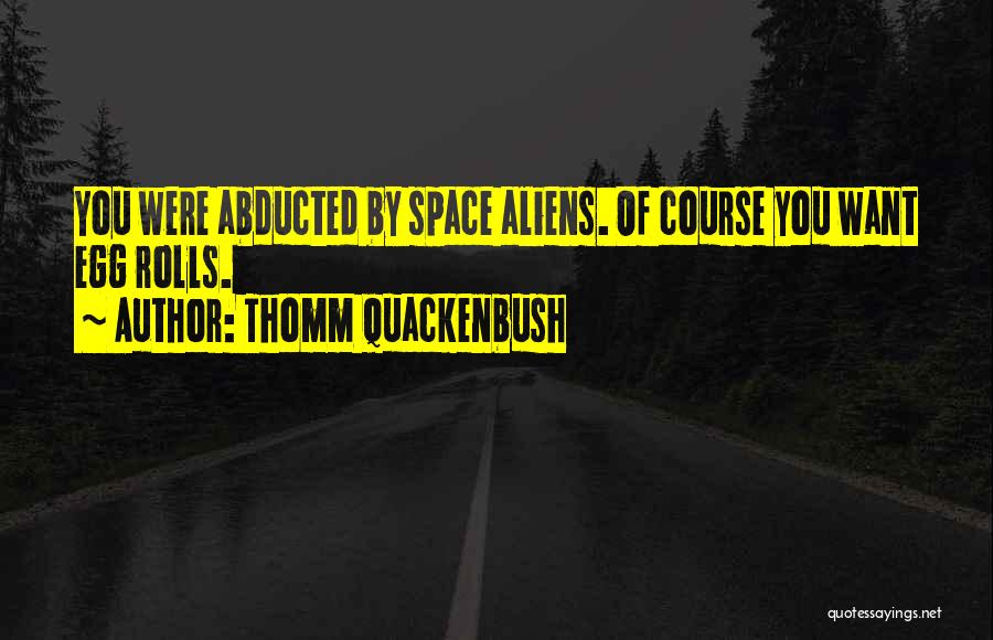 Quackenbush Quotes By Thomm Quackenbush