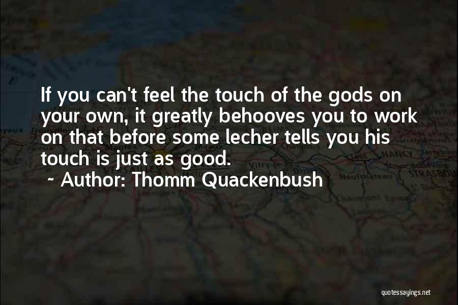 Quackenbush Quotes By Thomm Quackenbush