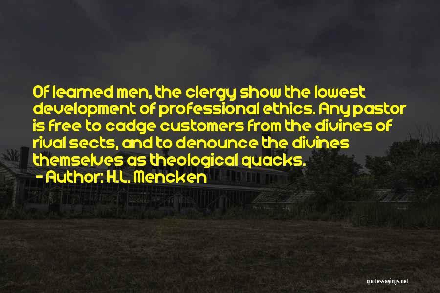 Quacks Quotes By H.L. Mencken