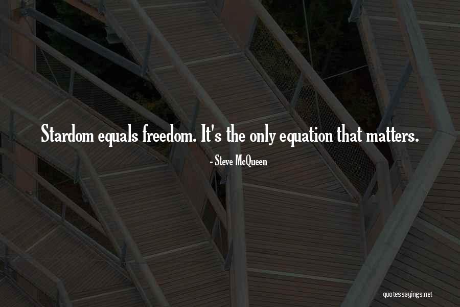 Quadrinone Quotes By Steve McQueen