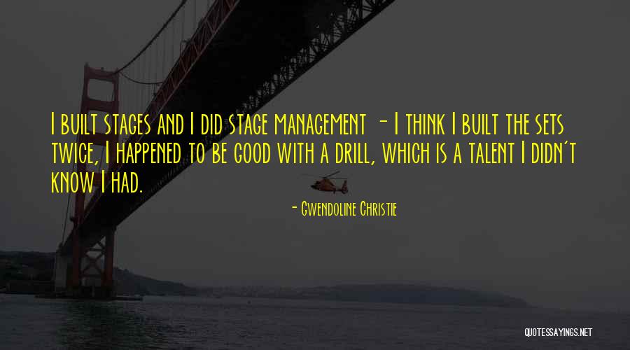 Quadrotor Helicopter Quotes By Gwendoline Christie Quadrotor Helicopter Quotes By Gwendoline Christie