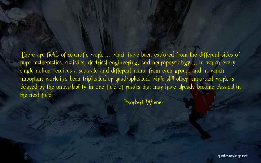 Quadruplicated Quotes By Norbert Wiener Quadruplicated Quotes By Norbert Wiener
