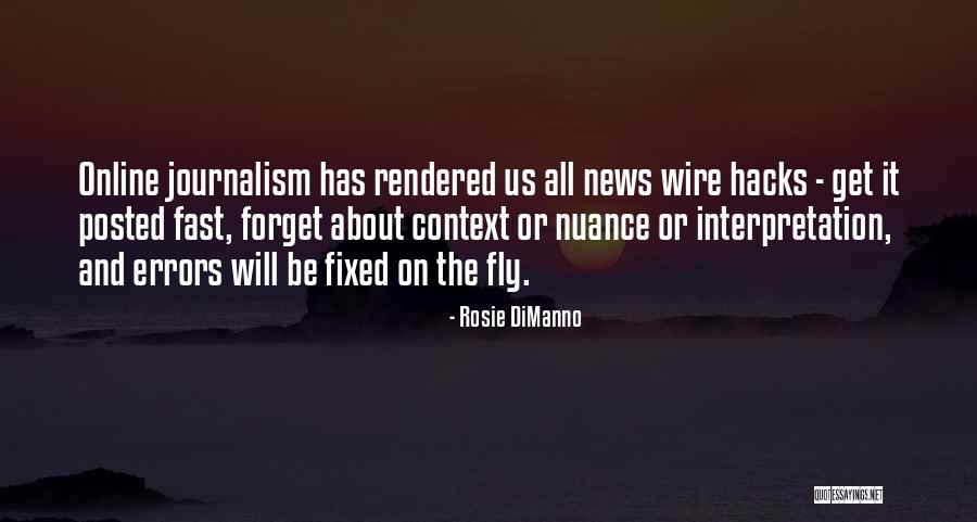 Quagliagliarello Quotes By Rosie DiManno