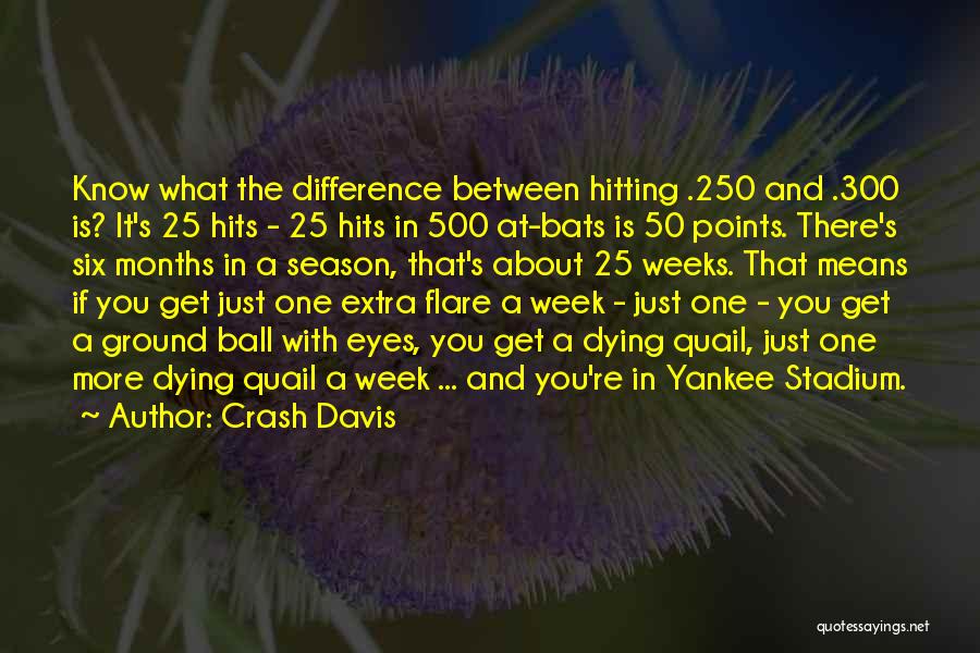 Quail Quotes By Crash Davis