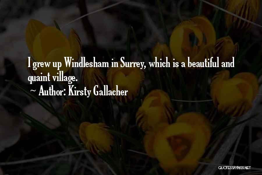 Quaint Quotes By Kirsty Gallacher