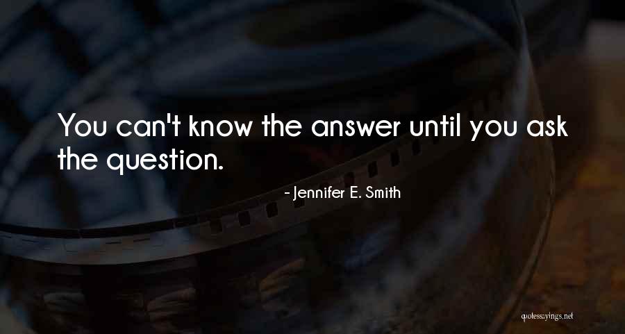 Quakers In Pennsylvania Quotes By Jennifer E. Smith Quakers In Pennsylvania Quotes By Jennifer E. Smith