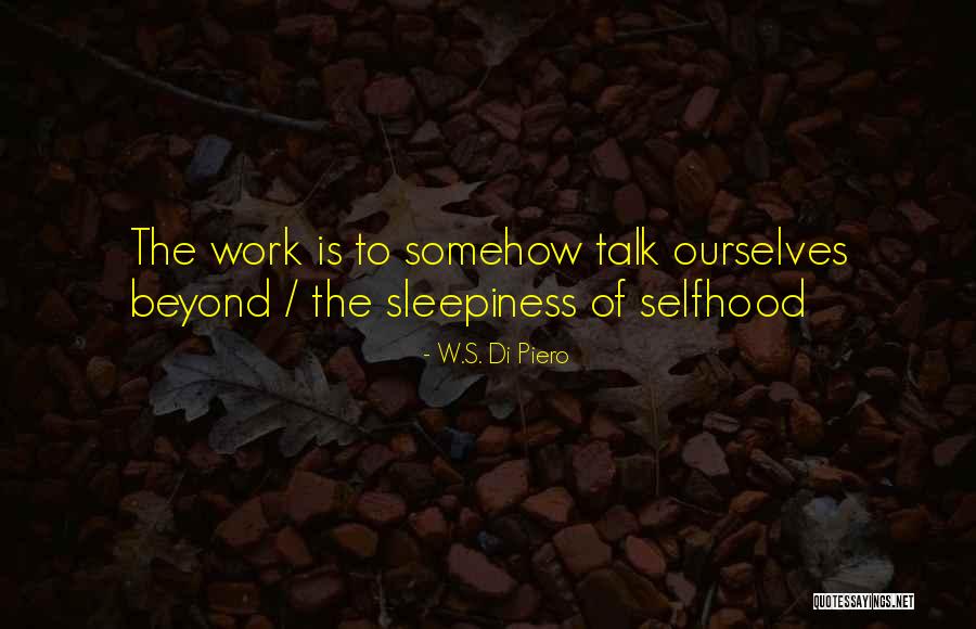Qualaquin Quotes By W.S. Di Piero Qualaquin Quotes By W.S. Di Piero