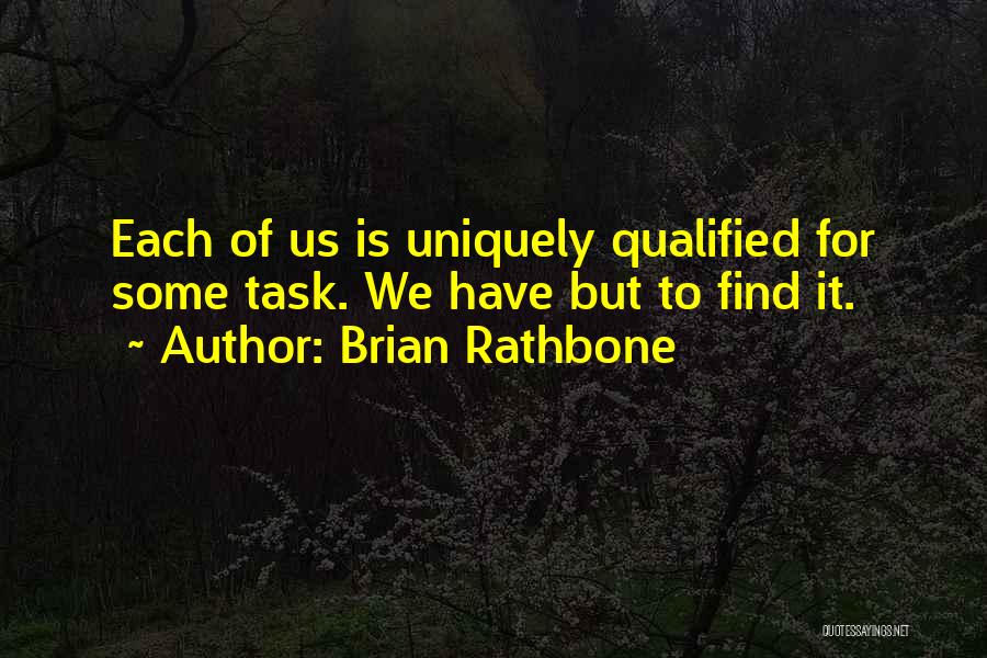 Qualified Quotes By Brian Rathbone