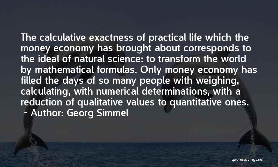 Qualitative And Quantitative Quotes By Georg Simmel