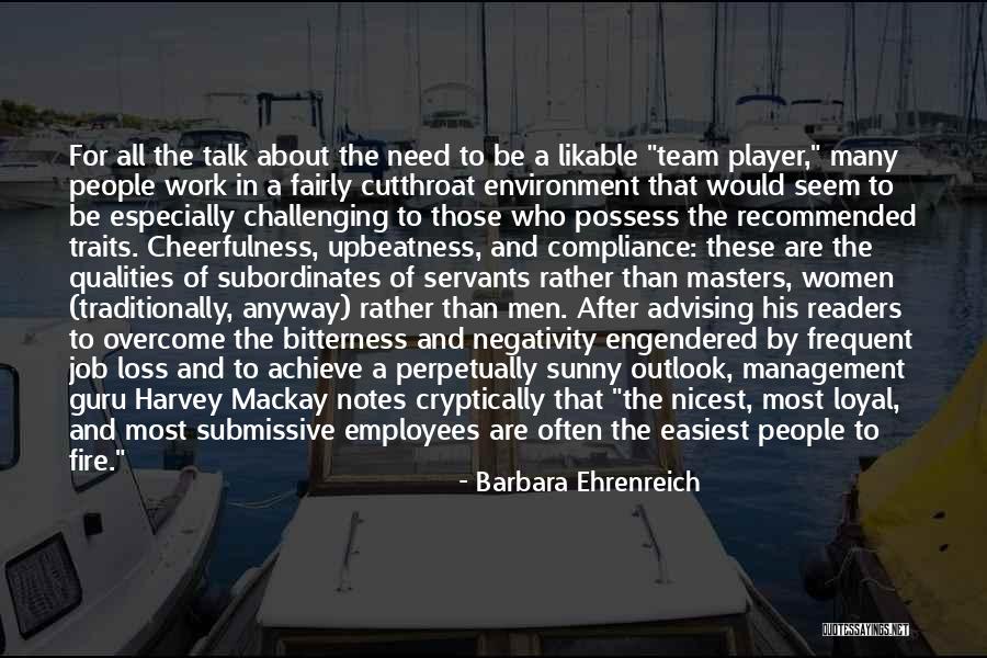 Qualities And Traits Quotes By Barbara Ehrenreich Qualities And Traits Quotes By Barbara Ehrenreich