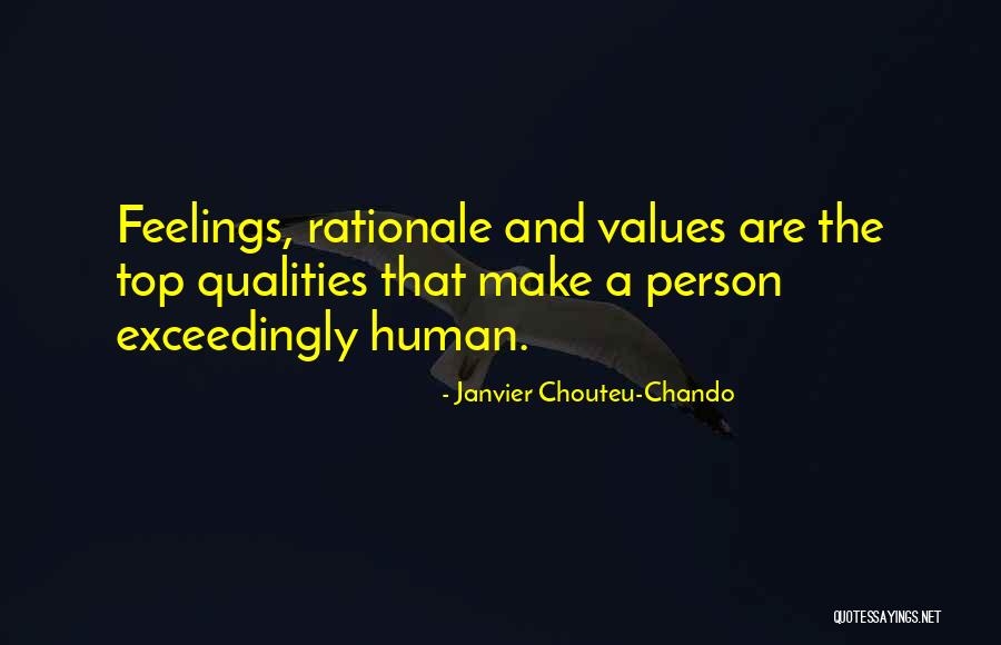Qualities And Values Quotes By Janvier Chouteu-Chando Qualities And Values Quotes By Janvier Chouteu-Chando
