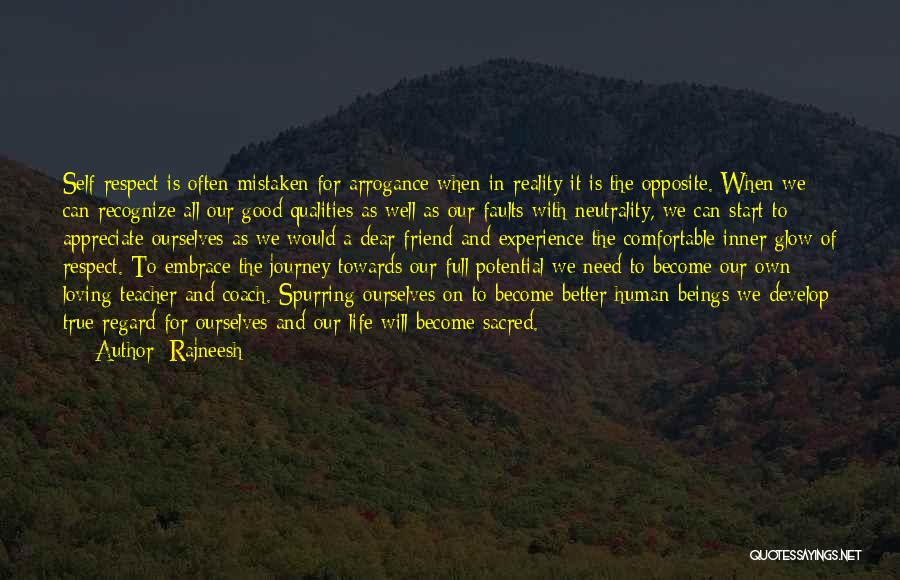 Qualities Of A Friend Quotes By Rajneesh
