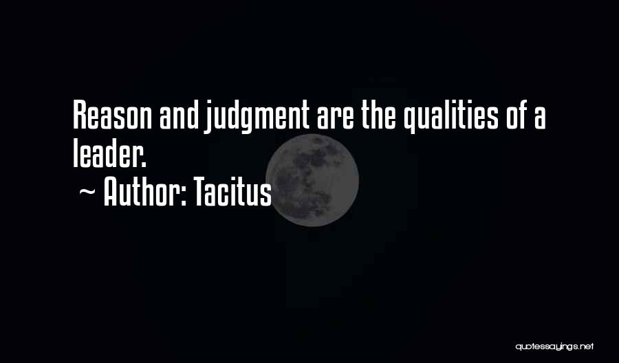 Qualities Of A Leader Quotes By Tacitus