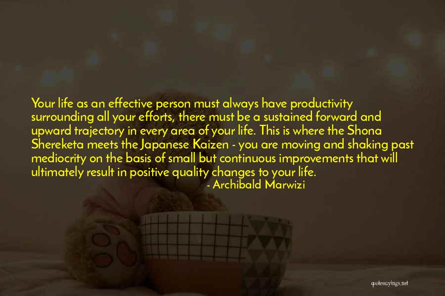 Quality And Excellence Quotes By Archibald Marwizi