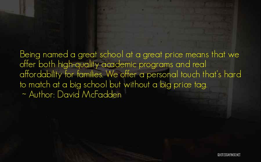 Quality And Price Quotes By David McFadden