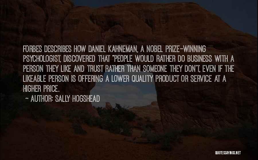 Quality And Price Quotes By Sally Hogshead