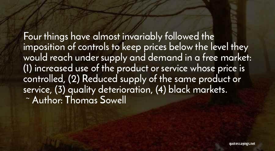 Quality And Price Quotes By Thomas Sowell