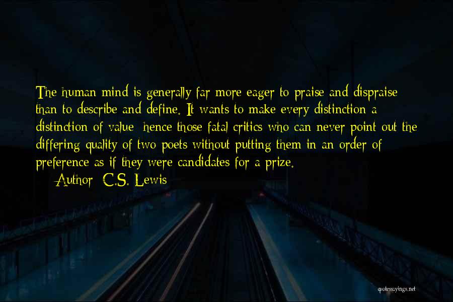 Quality And Value Quotes By C.S. Lewis