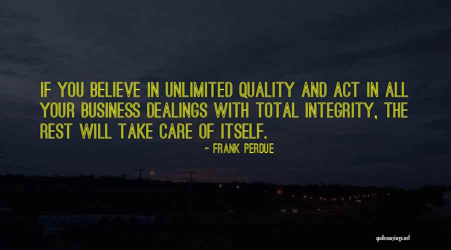 Quality Business Quotes By Frank Perdue Quality Business Quotes By Frank Perdue