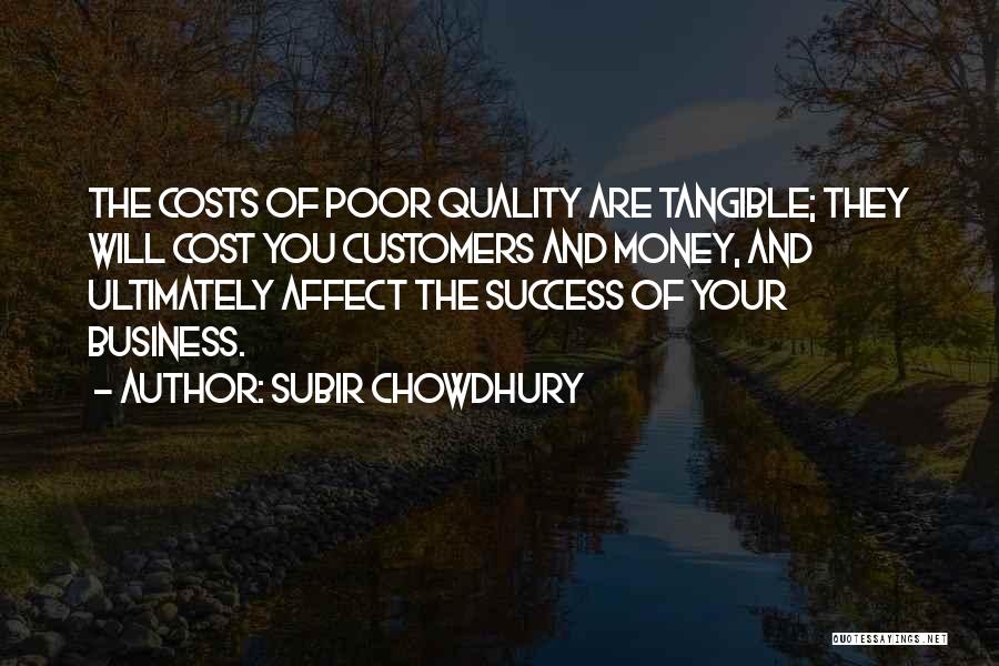 Quality Cost Quotes By Subir Chowdhury