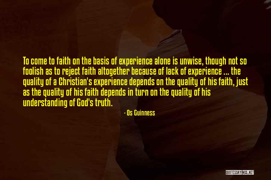Quality Depends Quotes By Os Guinness Quality Depends Quotes By Os Guinness