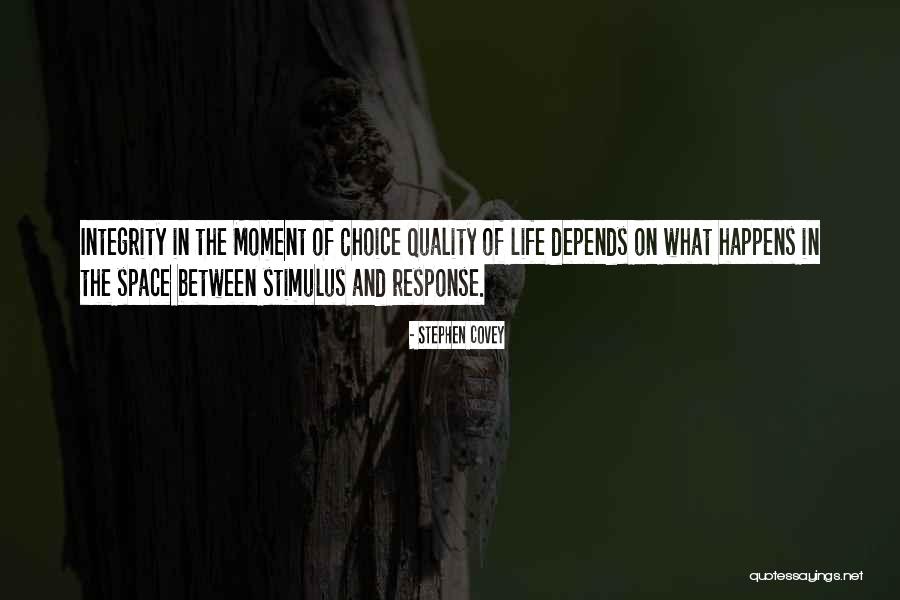 Quality Depends Quotes By Stephen Covey Quality Depends Quotes By Stephen Covey