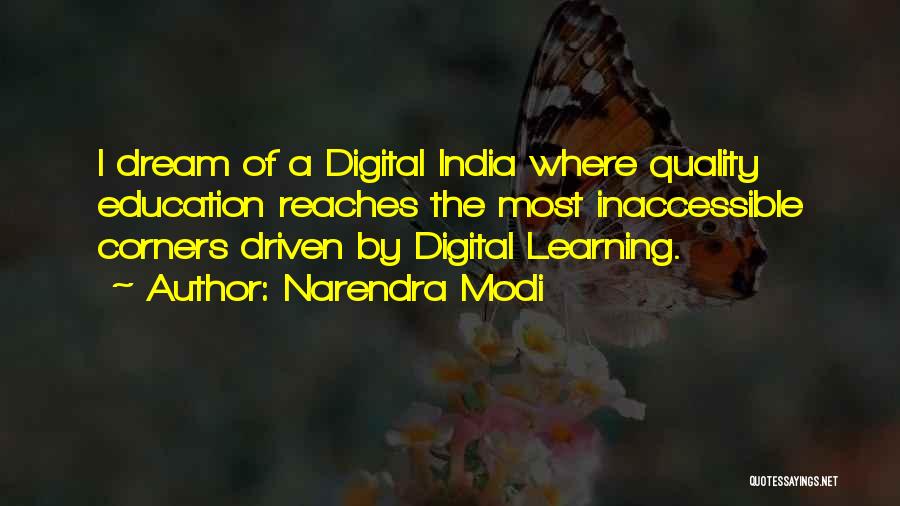 Quality Education Quotes By Narendra Modi