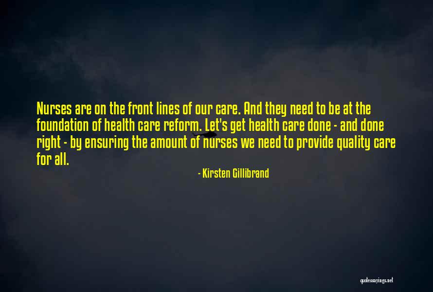 Quality Health Care Quotes By Kirsten Gillibrand Quality Health Care Quotes By Kirsten Gillibrand