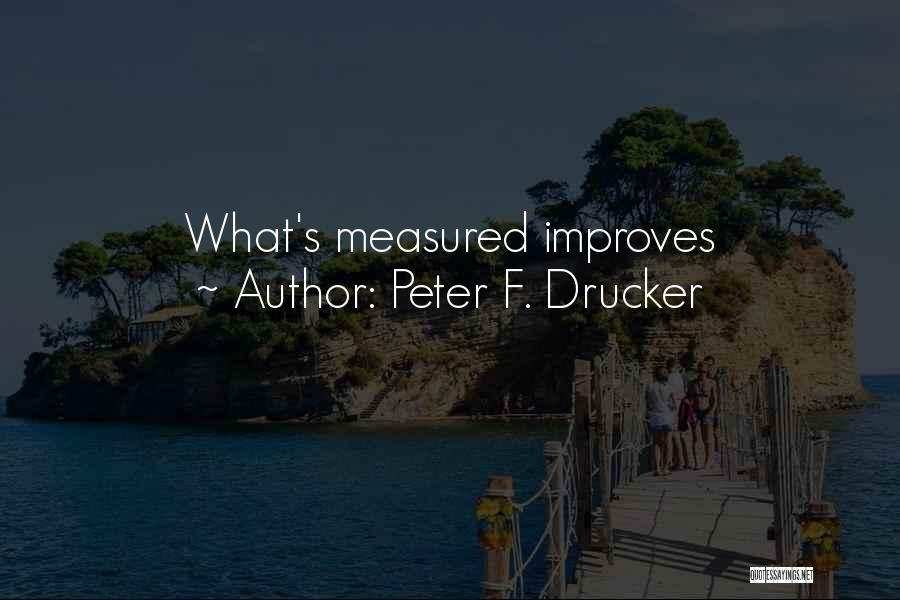 Quality Management Quotes By Peter F. Drucker