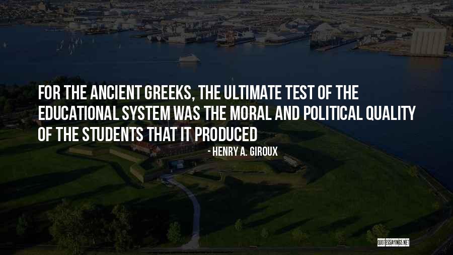 Quality Of Education Quotes By Henry A. Giroux Quality Of Education Quotes By Henry A. Giroux