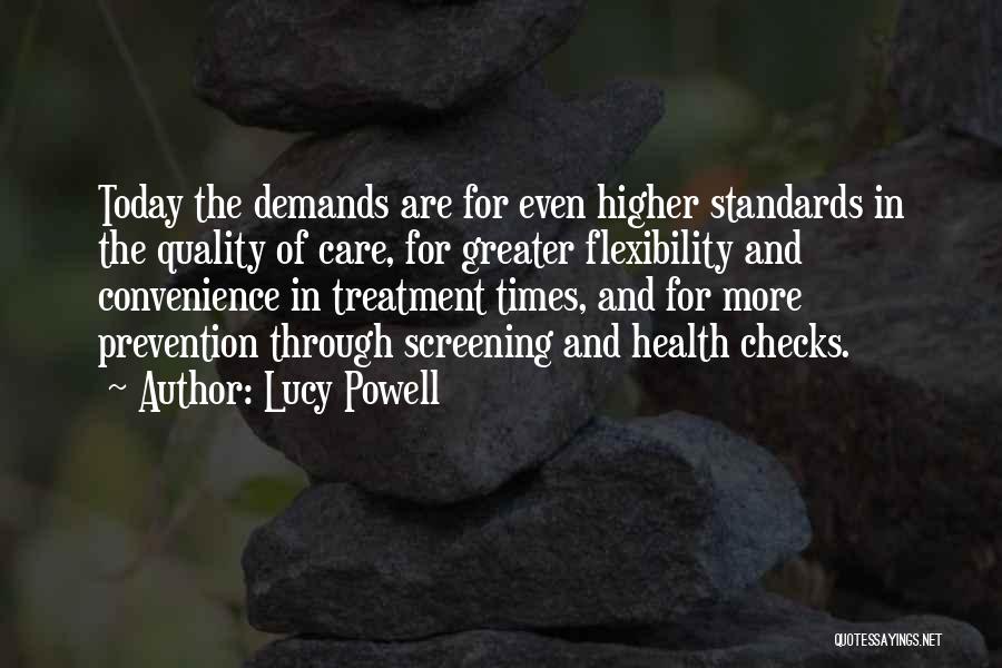 Quality Of Health Care Quotes By Lucy Powell