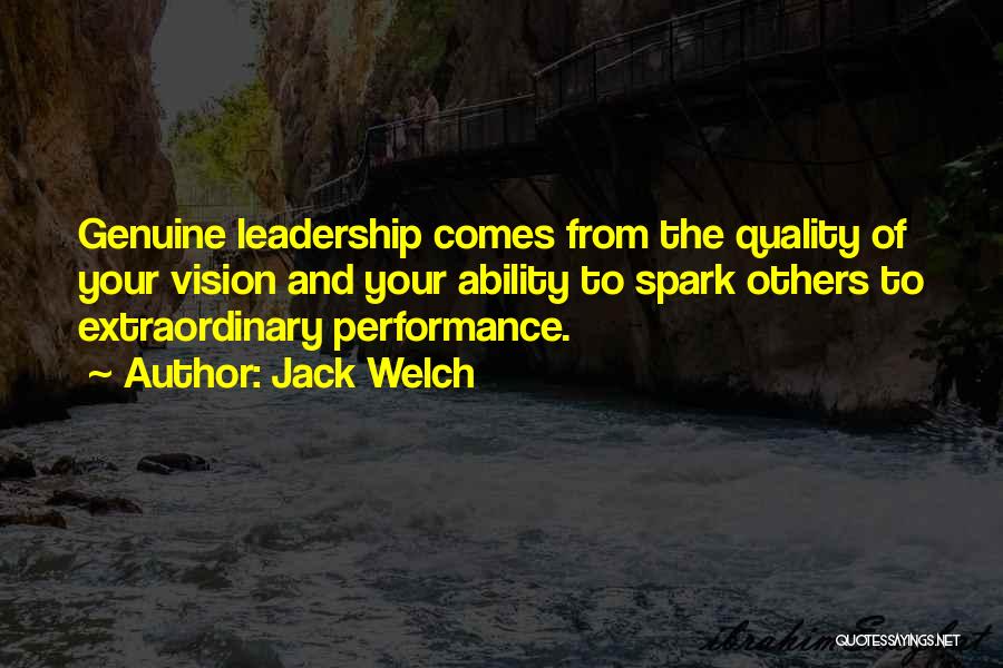 Quality Of Leadership Quotes By Jack Welch