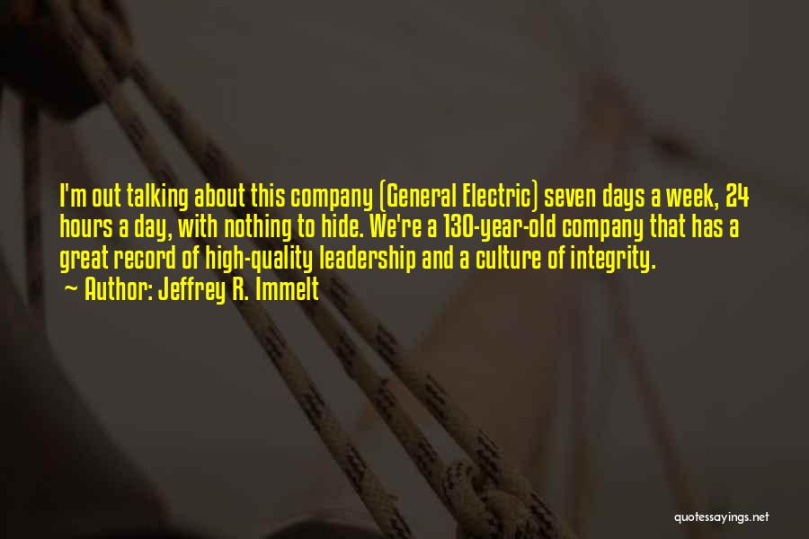 Quality Of Leadership Quotes By Jeffrey R. Immelt Quality Of Leadership Quotes By Jeffrey R. Immelt