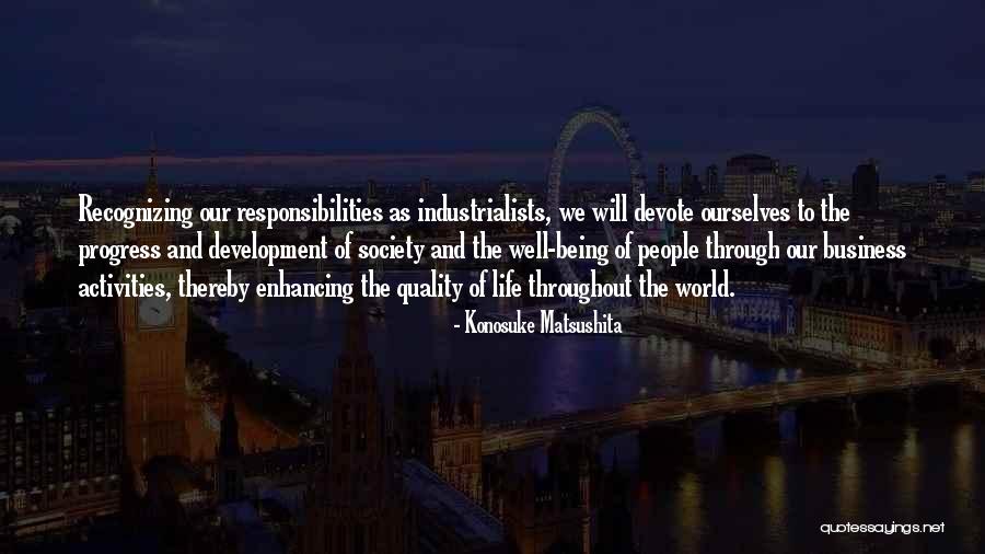 Quality Of The World Quotes By Konosuke Matsushita Quality Of The World Quotes By Konosuke Matsushita
