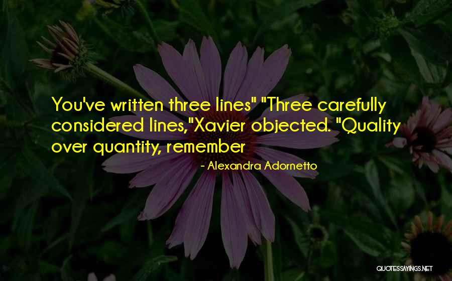 Quality Over Quantity Quotes By Alexandra Adornetto