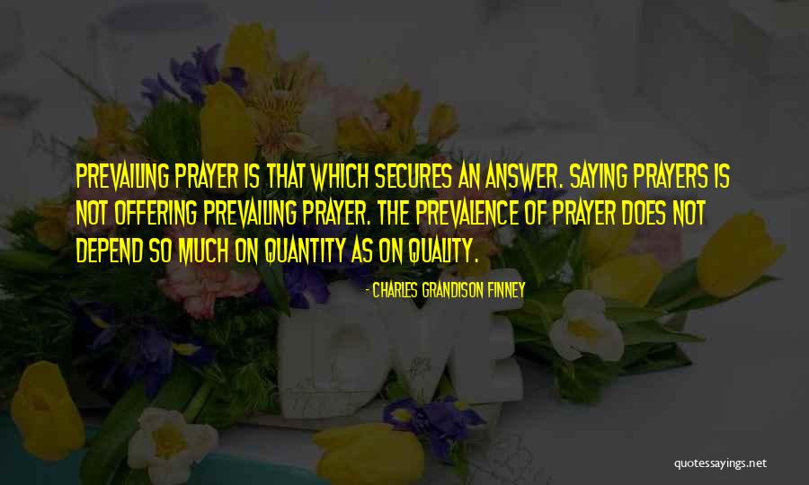 Quality Over Quantity Quotes By Charles Grandison Finney