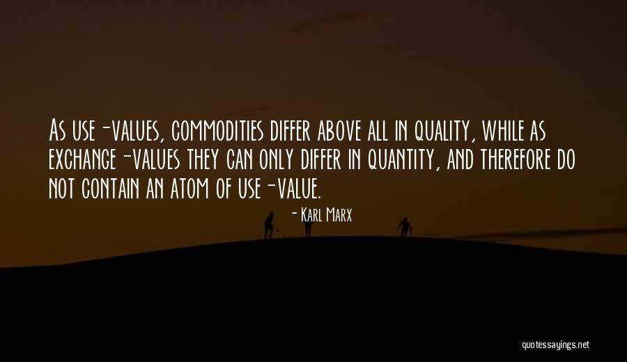 Quality Over Quantity Quotes By Karl Marx