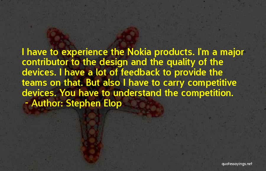 Quality Products Quotes By Stephen Elop