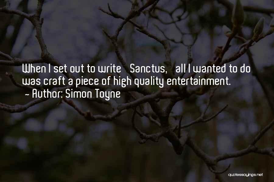 Quality Quotes By Simon Toyne