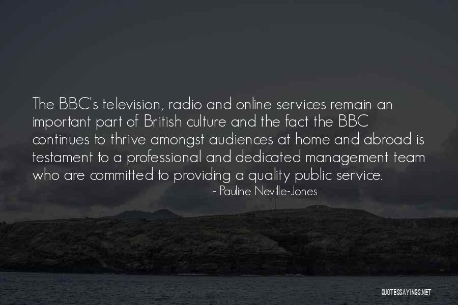 Quality Service Quotes By Pauline Neville-Jones Quality Service Quotes By Pauline Neville-Jones
