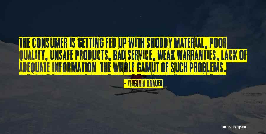 Quality Service Quotes By Virginia Knauer Quality Service Quotes By Virginia Knauer