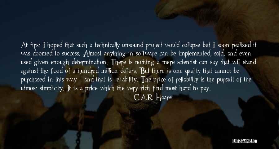 Quality Software Quotes By C.A.R. Hoare Quality Software Quotes By C.A.R. Hoare