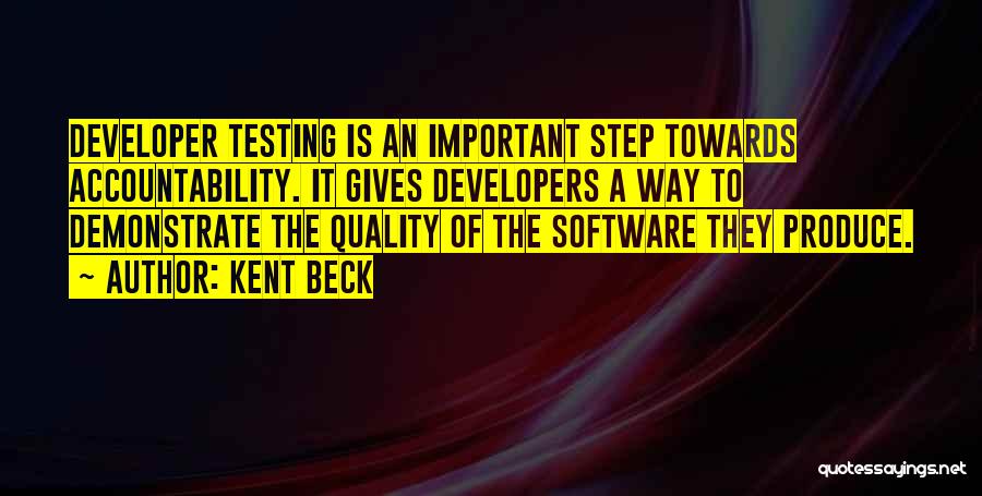 Quality Software Quotes By Kent Beck