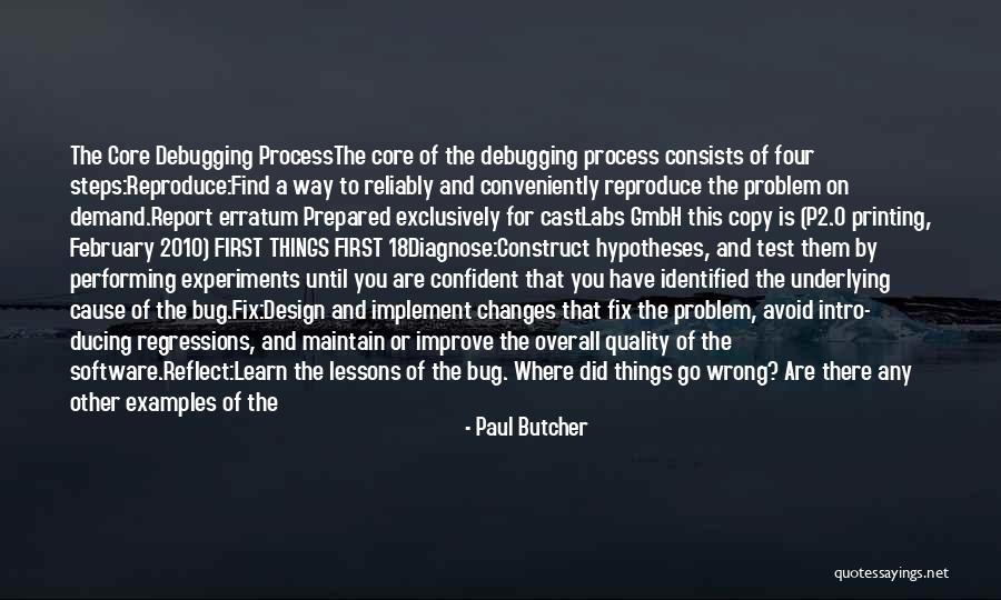 Quality Software Quotes By Paul Butcher